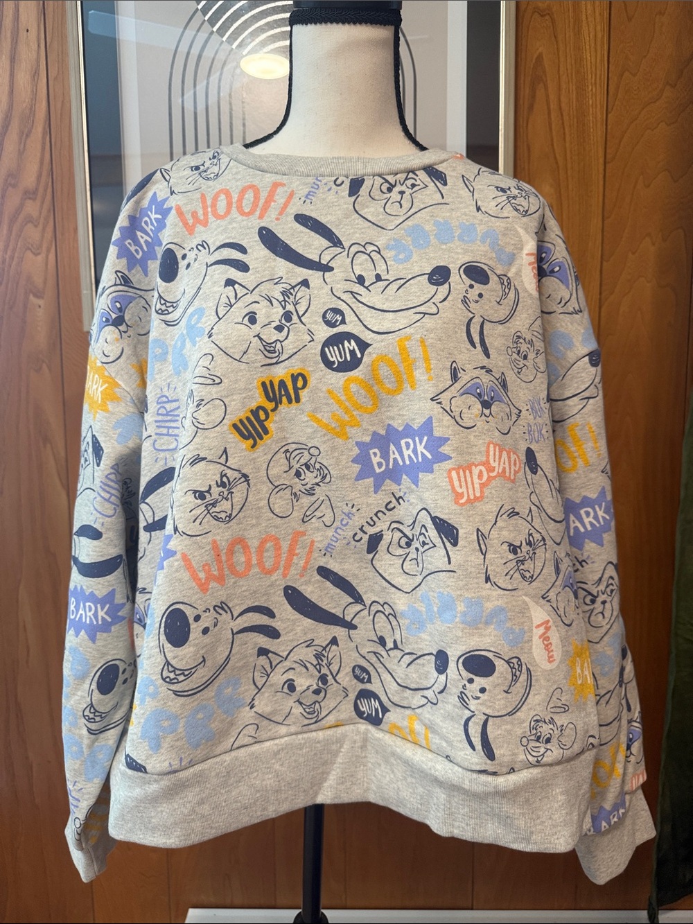 NWT Disney Parks Crewneck Sweater - Grey